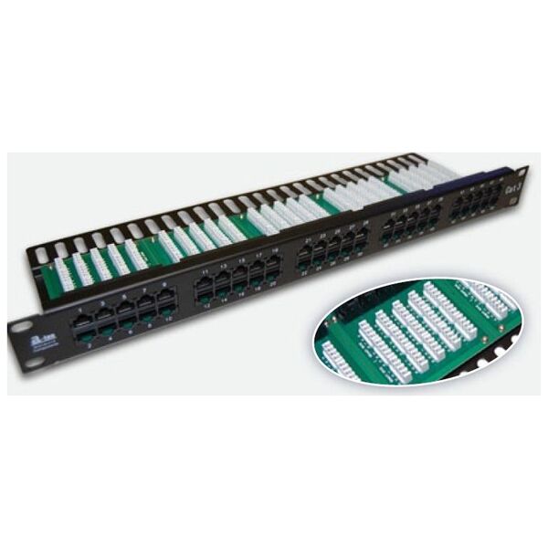 Alantec Patchpanel telefoniczny 25xRJ45 kat 3 1U - PK012