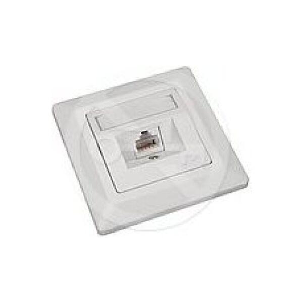 Solarix gniazdo 5e UTP 1 x RJ45 podtynkowy biały (SX9-1-5E-UTP-WH)