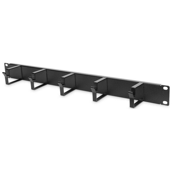 Digitus Organizator kablowy 19" 1U z ringami Czarny (DN-97602)