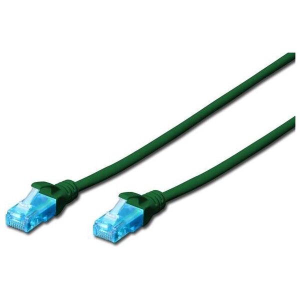 Digitus Patch cord U/UTP kat.5e PVC 5m zielony (DK-1512-050/G)