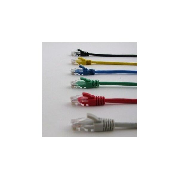 NetRack patchcord RJ45, osłonka zalewana, kat. 6 UTP, 1m czarny (BZPAT16K)