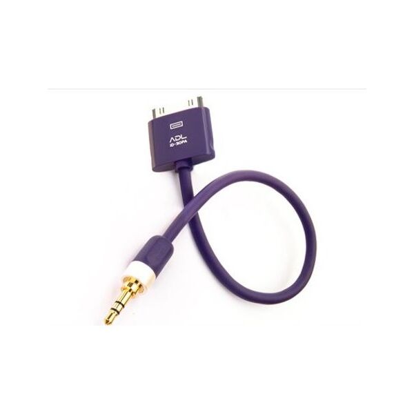 Kabel Furutech ADL Apple 30 pin - Jack 3.5mm 0.1m fioletowy