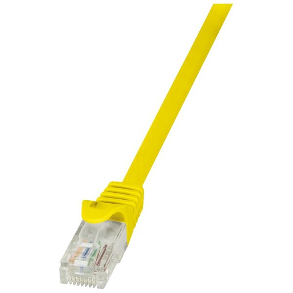 LogiLink CAT 5e Patchcord U/UTP Żółty 0.5m (CP1027U)