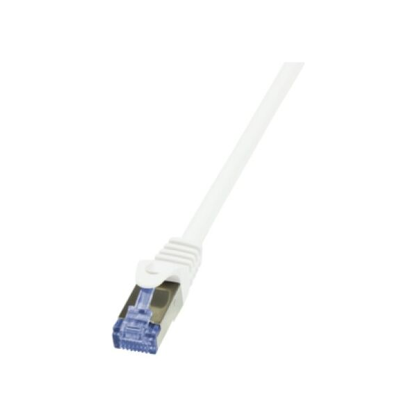 LogiLink Patchcord, CAT6A, S/FTP, PIMF, 0.25m, biały (CQ3011S)