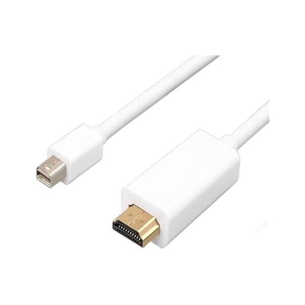 Kabel Savio DisplayPort Mini - HDMI 1.8m biały (SAVIO CL-83)