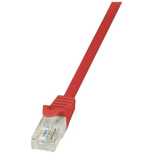 LogiLink Patchcord CAT 6 U/UTP EconLine, 1m, czerwony (CP2034U)
