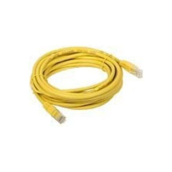 Alantec Patchcord, UTP, kat 5e, 0.5m, żółty (KKU5ŻÓŁ0.5)