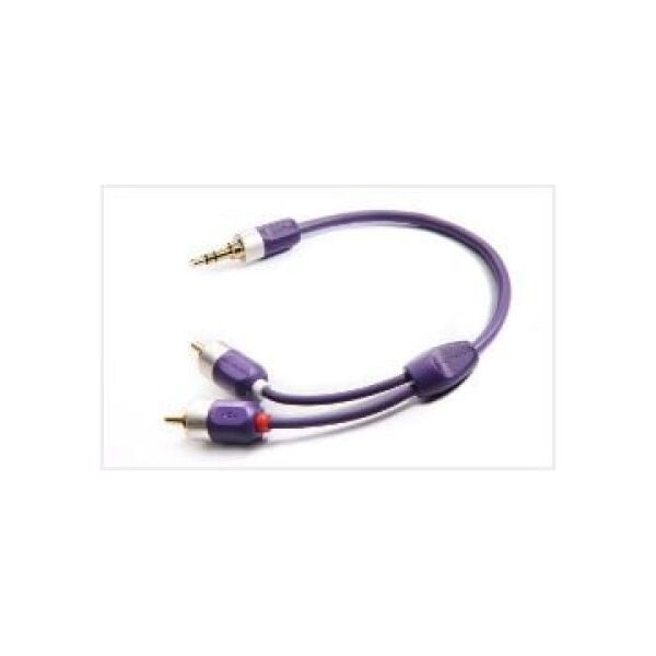 Kabel Furutech ADL Jack 3.5mm - RCA (Cinch) x2 1.2m fioletowy