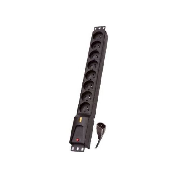 Lestar Listwa zasilająca LZRM 810 BW G-A K.:CZ 5,0M IEC320 (1966005076)