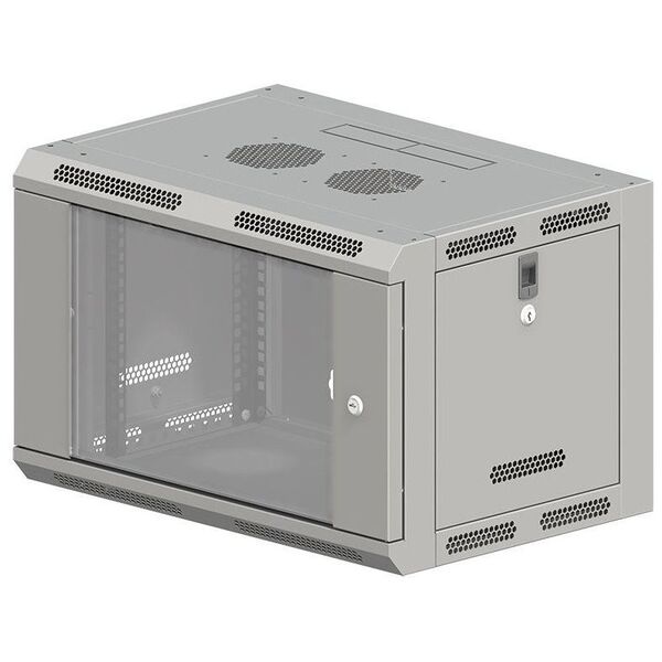 Szafa Q-Lantec Wisząca 19" 9U (SW-9U-600-500-N-DSJ-OP-RP-B-S)