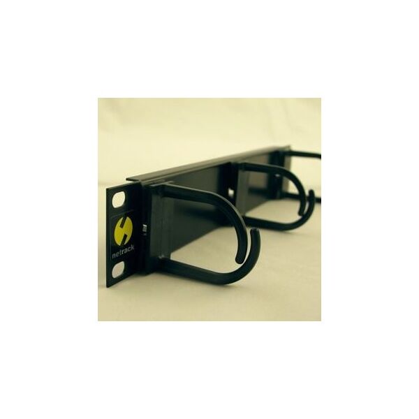 NetRack Organizator kabli 10”/1U Czarny (110-001-010-002)