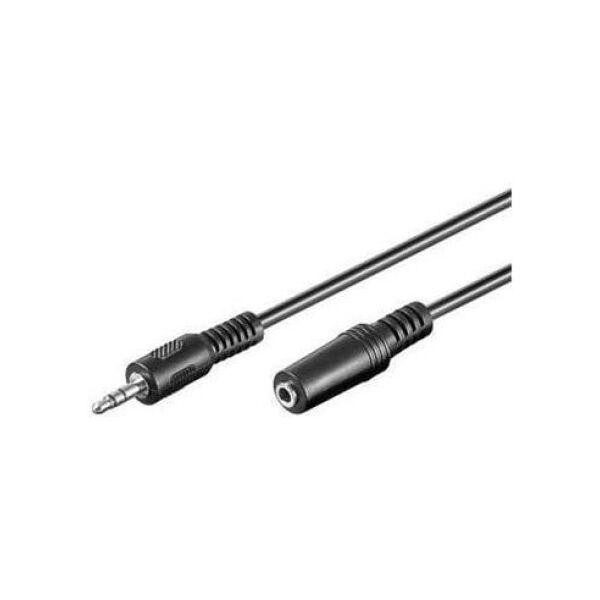 Kabel PremiumCord Jack 3.5mm - Jack 3.5mm 10m czarny (kjackmf10)
