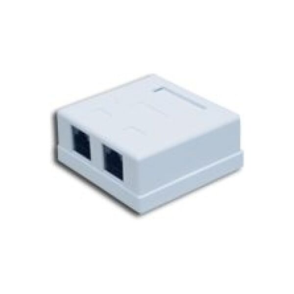 Alantec Gniazdo kompletne, natynkowe, 2xRJ45 UTP Cat.6