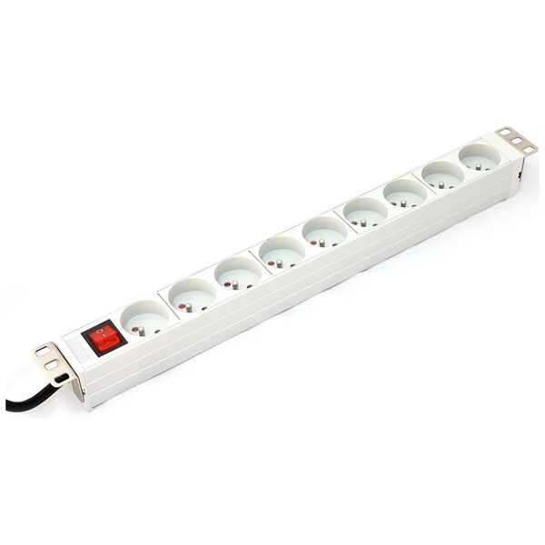 Digitus Listwa zasilająca PDU 19" RACK 9x gniazda Typ E (A-19-STRIP-4-IMP)