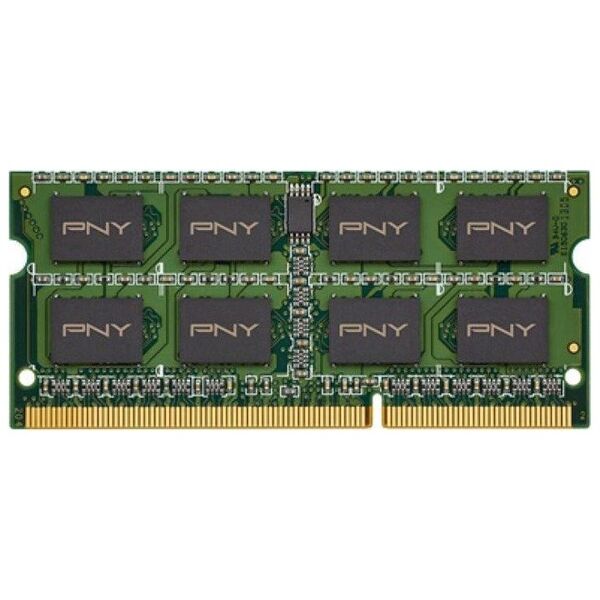 Pamięć do laptopa PNY SODIMM, DDR3, 8 GB, 1600 MHz,  (SOD8GBN12800/3L-SB)