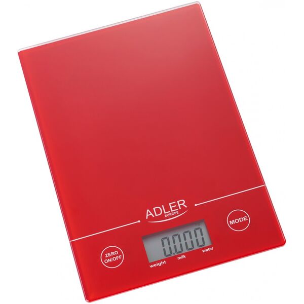 Waga kuchenna Adler AD3138r czerwona