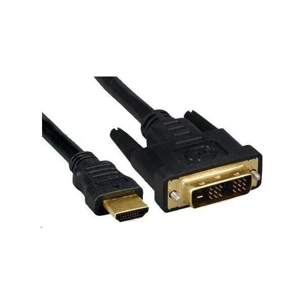Kabel PremiumCord HDMI - DVI-D 1m czarny (kphdmd1)