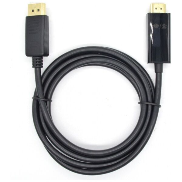 Kabel TB Print DisplayPort - HDMI 1.8m czarny (AKTBXVDMHMDP18B)