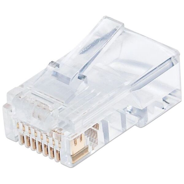 Techly Wtyk modularny, RJ45, 8P8C, CAT.6, UTP, 100 sztuk (028894)