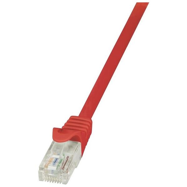 LogiLink Patchcord CAT 5e UTP 1.5m, czerwony (CP1044U)