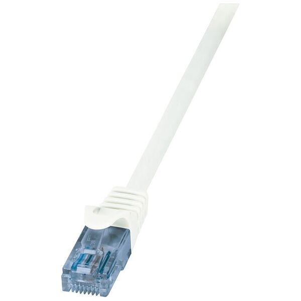 LogiLink RJ-45/RJ-45, kat.6A, U/UTP, biały, 3m (CP3061U)