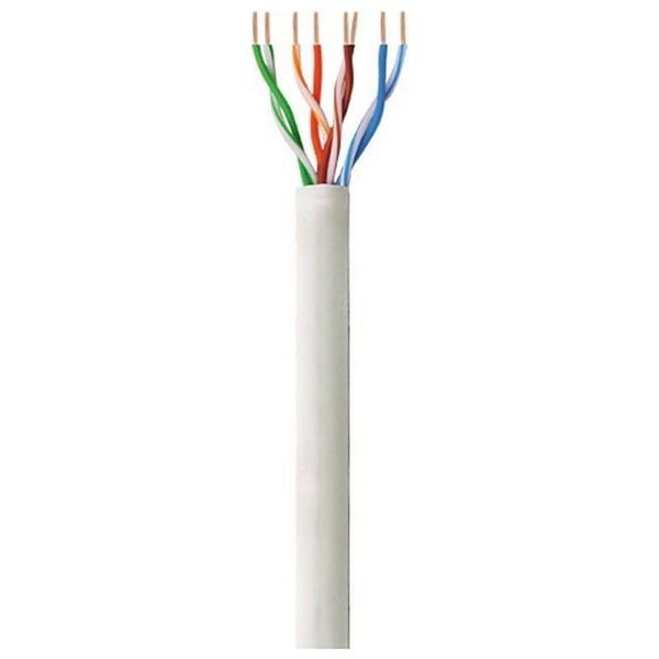 Techly Kabel instalacyjny skrętka UTP Cat5e 4x2 linka CCA 305m szary (025626)