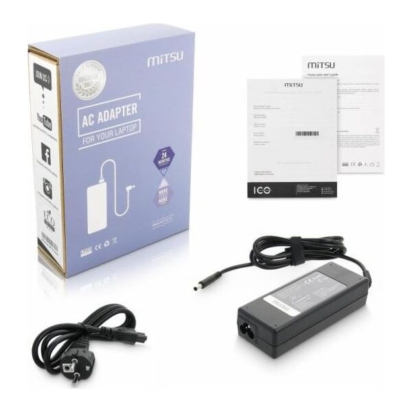 Zasilacz do laptopa Mitsu 90 W, 3 mm, 4.7 A, 19 V (ZM/AS19474P)
