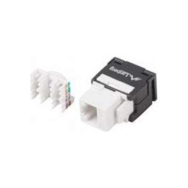 Lanberg Moduł keystone gniazdo beznarzędziowy RJ45 - LSA UTP kat.5e 180 stopni do puszki montażowej -KSU5-2000