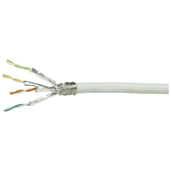 LogiLink LogiLink Netzwerk Verlegekabel S/FTP Cat.7, weiß, 100m