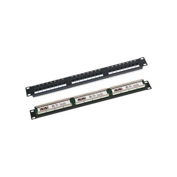 Q-Lantec Patch panel 1U/19" UTP 24 porty kat. 5E LSA (PK-U5-1)