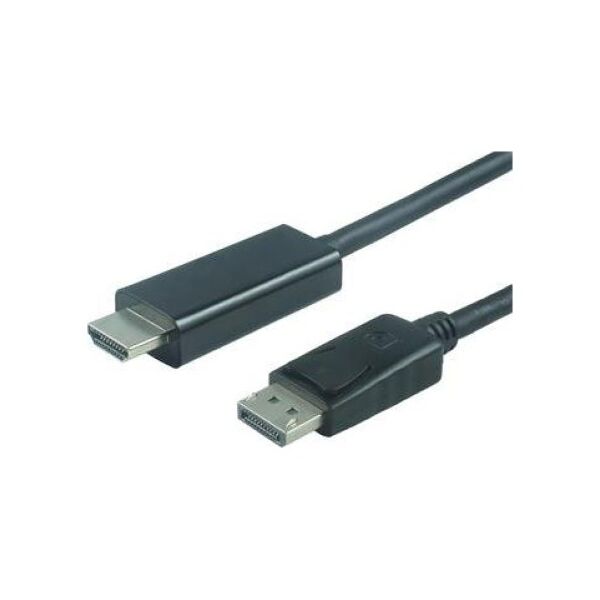 Kabel PremiumCord DisplayPort - HDMI 2m czarny (kportadk04-02)