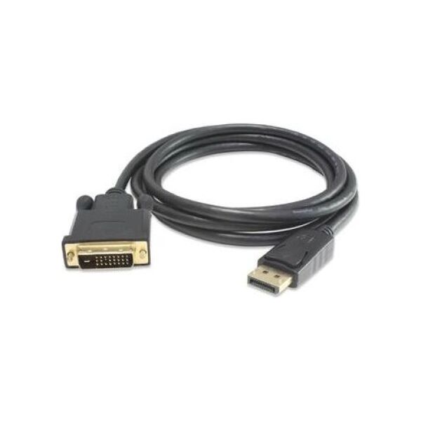 Kabel PremiumCord DisplayPort - DVI-D 1m czarny (kportadk02-01)