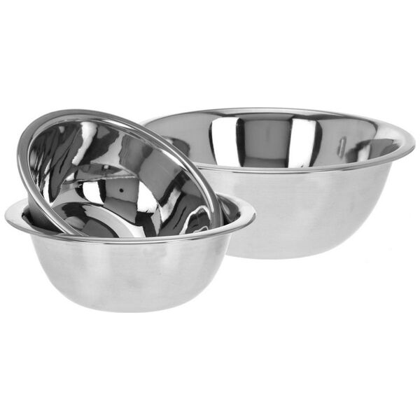 Excellent Houseware Miska stalowa kuchenna ZESTAW misek do mieszania uniwersalny