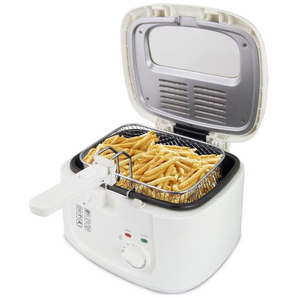 Frytkownica Esperanza Frytownica Esperanza SPRING ROLL EKG012 (2,5 l| 1800W| kolor biały) (EKG012) - AGDESPFRY0001