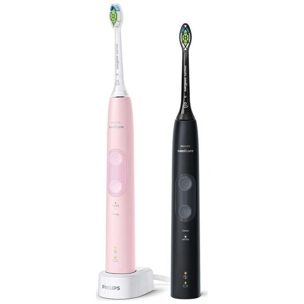 Szczoteczka Philips Sonicare ProtectiveClean 4500 HX6830/35 2szt. Pink/Black