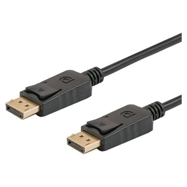 Kabel Savio DisplayPort - DisplayPort 2m czarny (SAVIO CL-136)