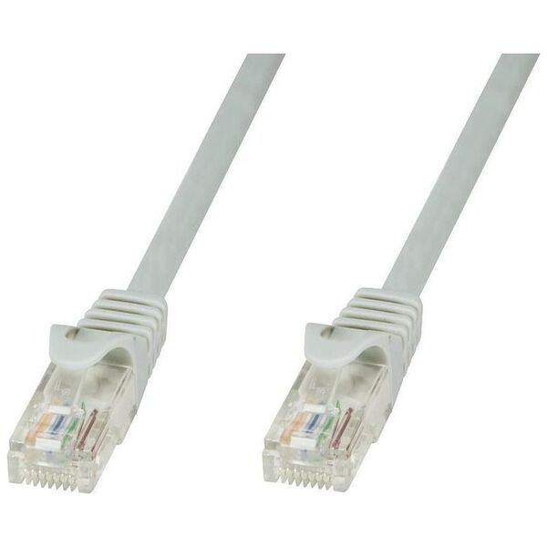 Techly TechlyPro Kabel sieciowy patch cord RJ45 Cat5e UTP CCA 0,5m szary