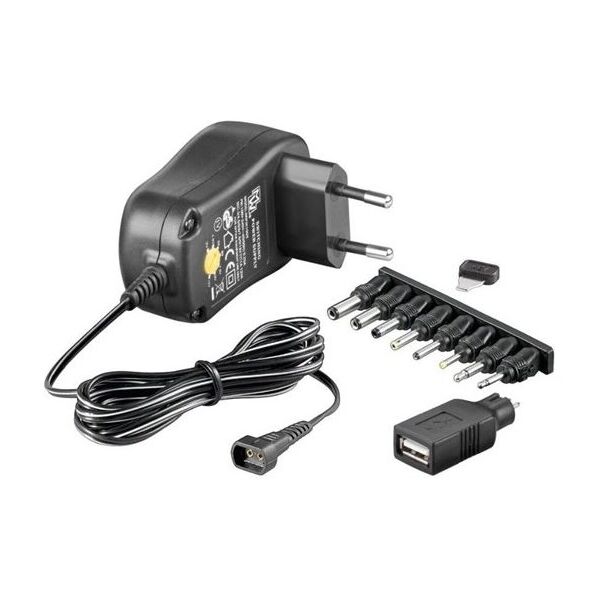 PremiumCord 230V/3-12V stejnosměrný 300mA