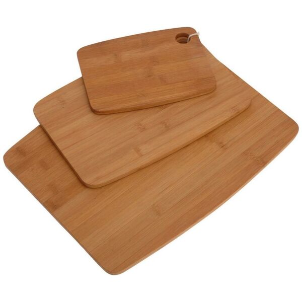 Deska do krojenia Excellent Houseware bambusowa 38x29cm 3szt.