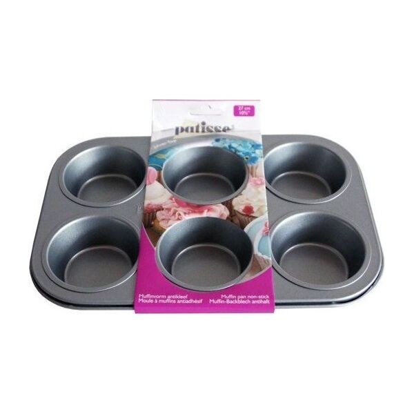 Patisse Forma do muffin 6 szt. 27 cm Silver Top uniwersalny