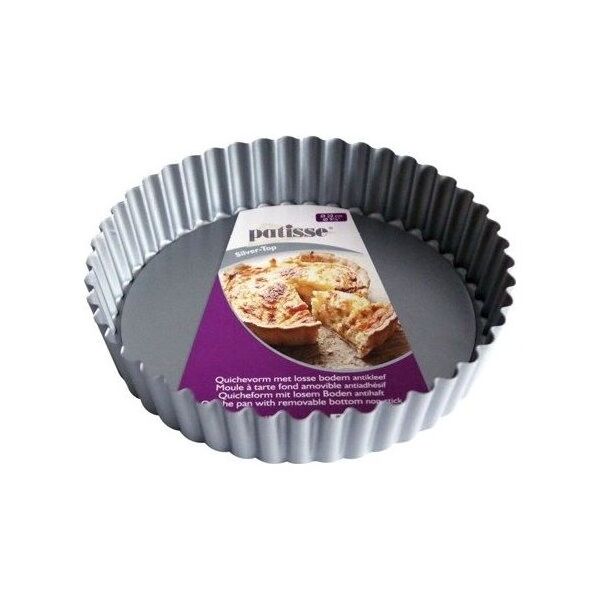 Patisse Głęboka forma do tarty z wyjmowanym dnem 20 cm Silver Top uniwersalny