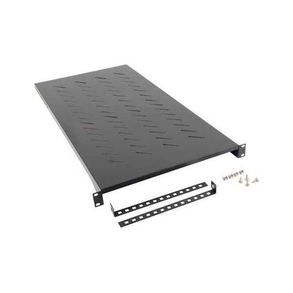 Lanberg Półka do szaf 19" 1U 1200mm Czarna (AK-1013-B)