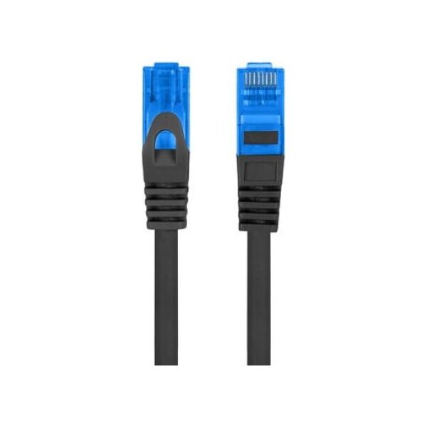 Lanberg PATCHCORD KAT.6A S/FTP LSZH CCA 1.5M CZARNY FLUKE PASSED LANBERG