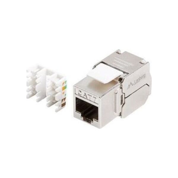 Lanberg MODUŁ KEYSTONE GNIAZDO BEZNARZĘDZIOWY RJ45->LSA 180° FTP KAT.7 LANBERG