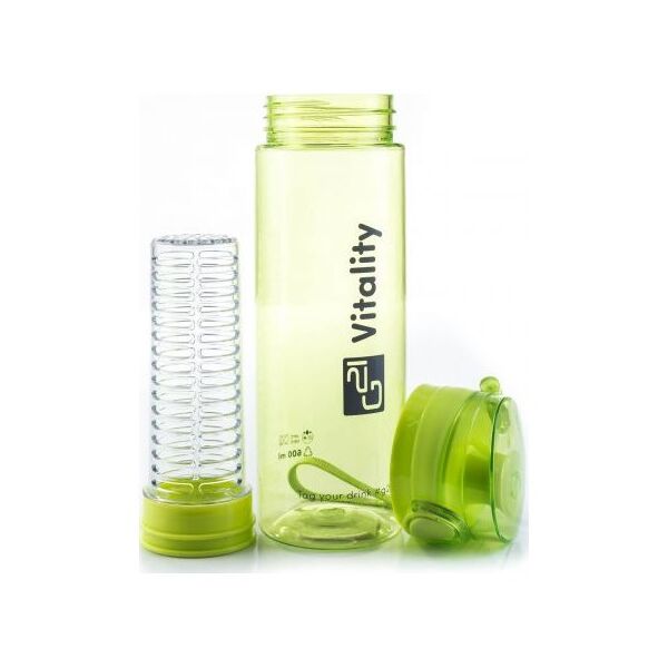 G21 Butelka z sitkiem zielona 600 ml