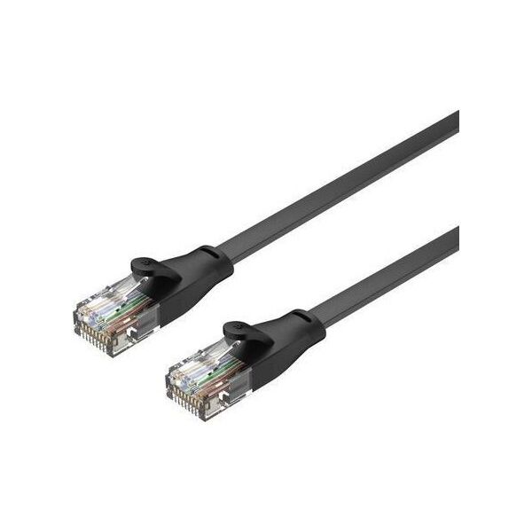 Unitek Kabel sieciowy płaski UTP Ethernet Cat.6 1m (C1809GBK)