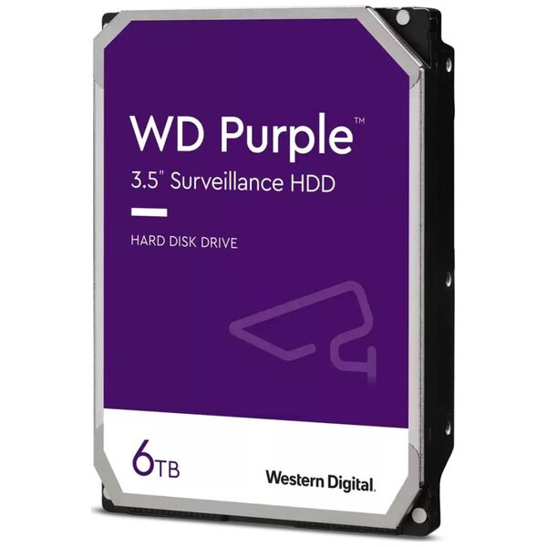 Dysk serwerowy WD Purple 6TB 3.5'' SATA III (6 Gb/s)  (WD62PURZ)