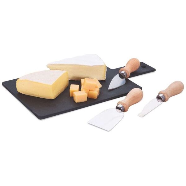 Deska do krojenia Excellent Houseware z nożem kamienna