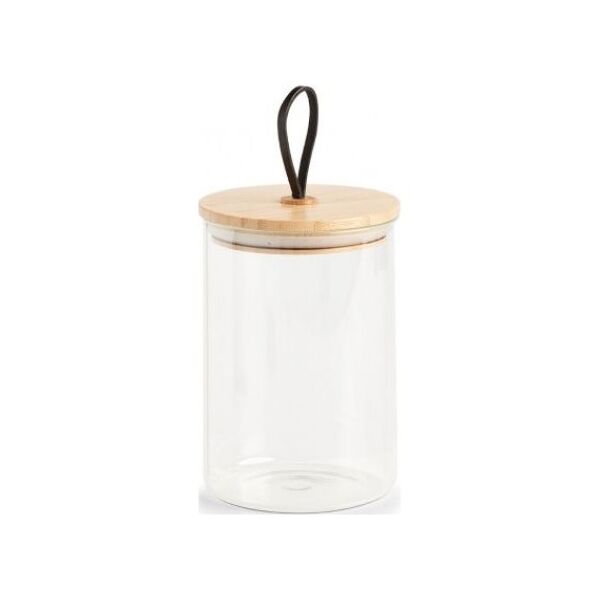 Zeller Słoik do przechowywania z bambusową pokrywką, 1300 ml, 11,2x16,3 cm
