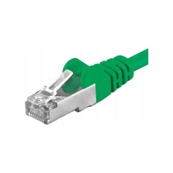 PremiumCord PREMIUMCORD Patch kabel CAT6a S-FTP, RJ45-RJ45, AWG 26/7 0,25m zielony